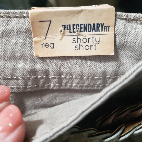 NWT Wallflower Sz 7 Shorty Shorts Stone Grey - Picture 8 of 11